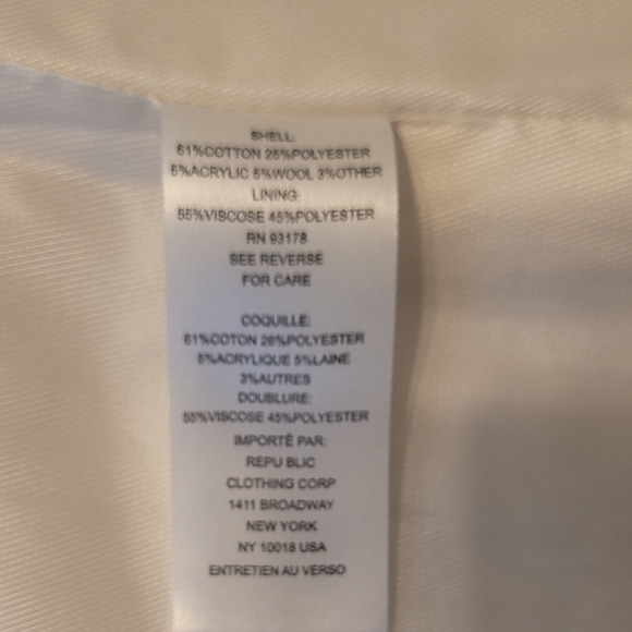 House of Harlow 1960 Textured Cream Blazer - Picture 5 of 5